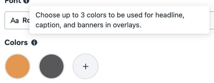 Meta advertising brand color